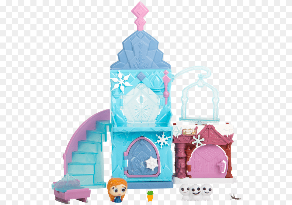 Frozen Ice Castle Multi Stack Playset Disney Doorables Frozen Castle, Arch, Architecture, Baby, Person Free Png Download