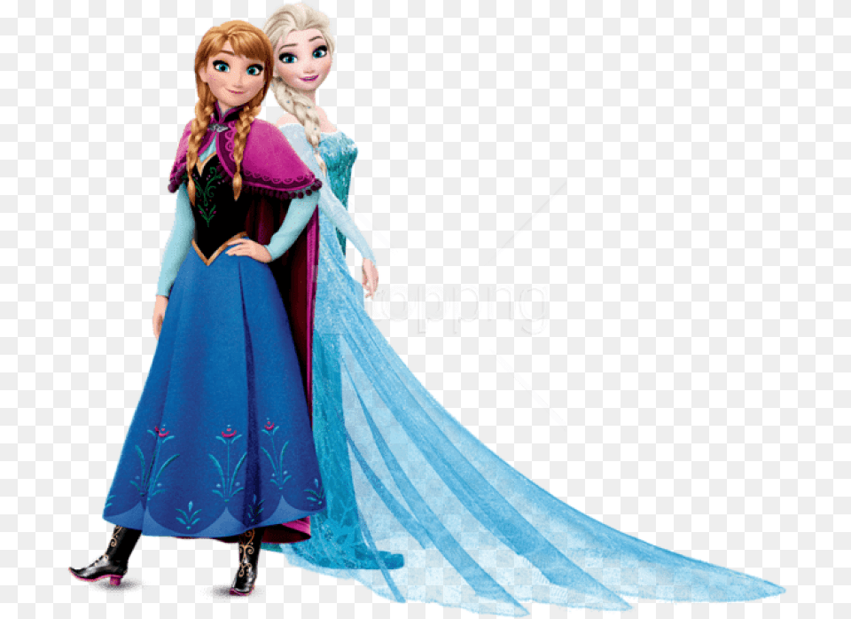 Frozen Images Anna And Elsa Frozen, Dress, Clothing, Doll, Toy Png