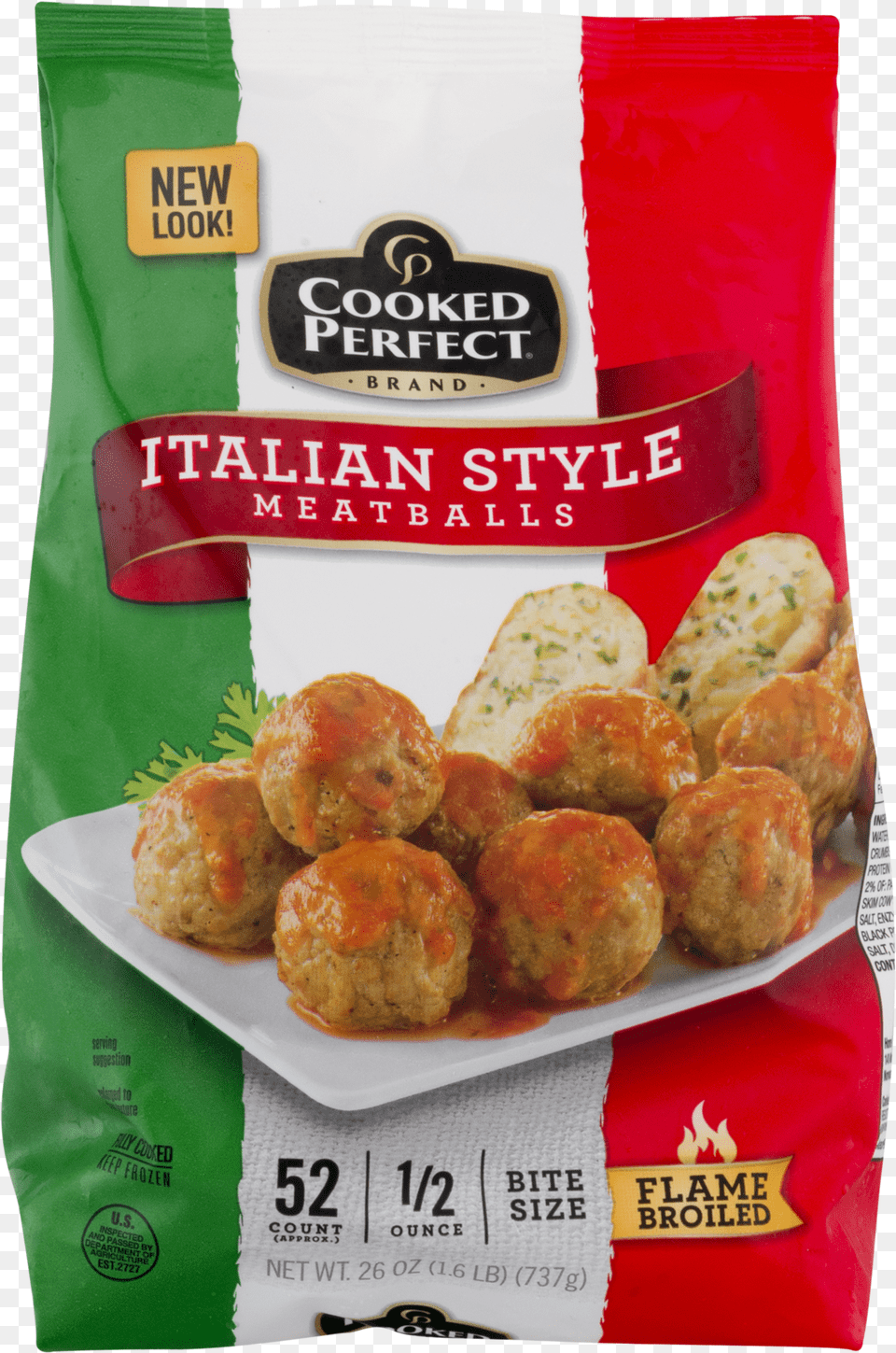 Frozen Italian Meatballs Cooked Perfect, Food, Meat, Meatball, Bread Free Png