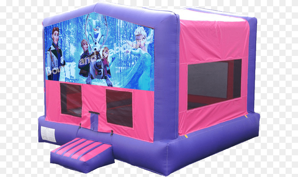 Frozen Move Bounce House Inflatable Castle, Adult, Bride, Female, Person Png