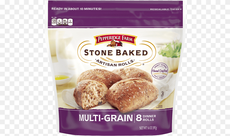 Frozen Multi Grain Rolls Pepperidge Farm Multigrain Rolls, Bread, Food, Bun Free Transparent Png