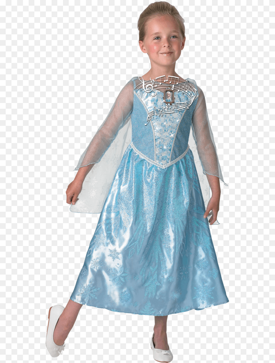 Frozen Musical Dress Elsa, Child, Person, Gown, Girl Free Transparent Png