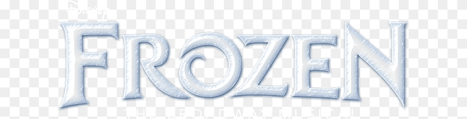 Frozen Musical Logo Calligraphy, Ice, Text Free Png