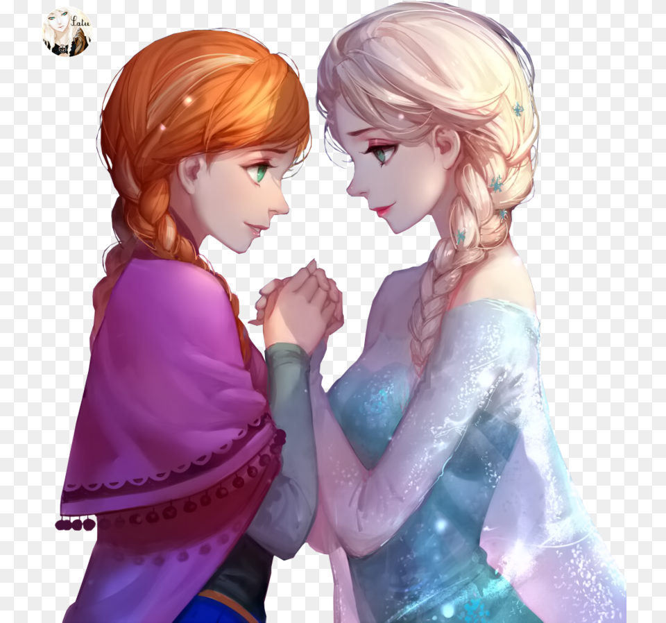 Frozen Render By Izanamisatu Anna And Elsa Render, Publication, Book, Comics, Adult Png