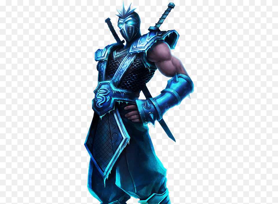 Frozen Shen Skin Lol Splashart Image, Adult, Male, Man, Person Free Transparent Png