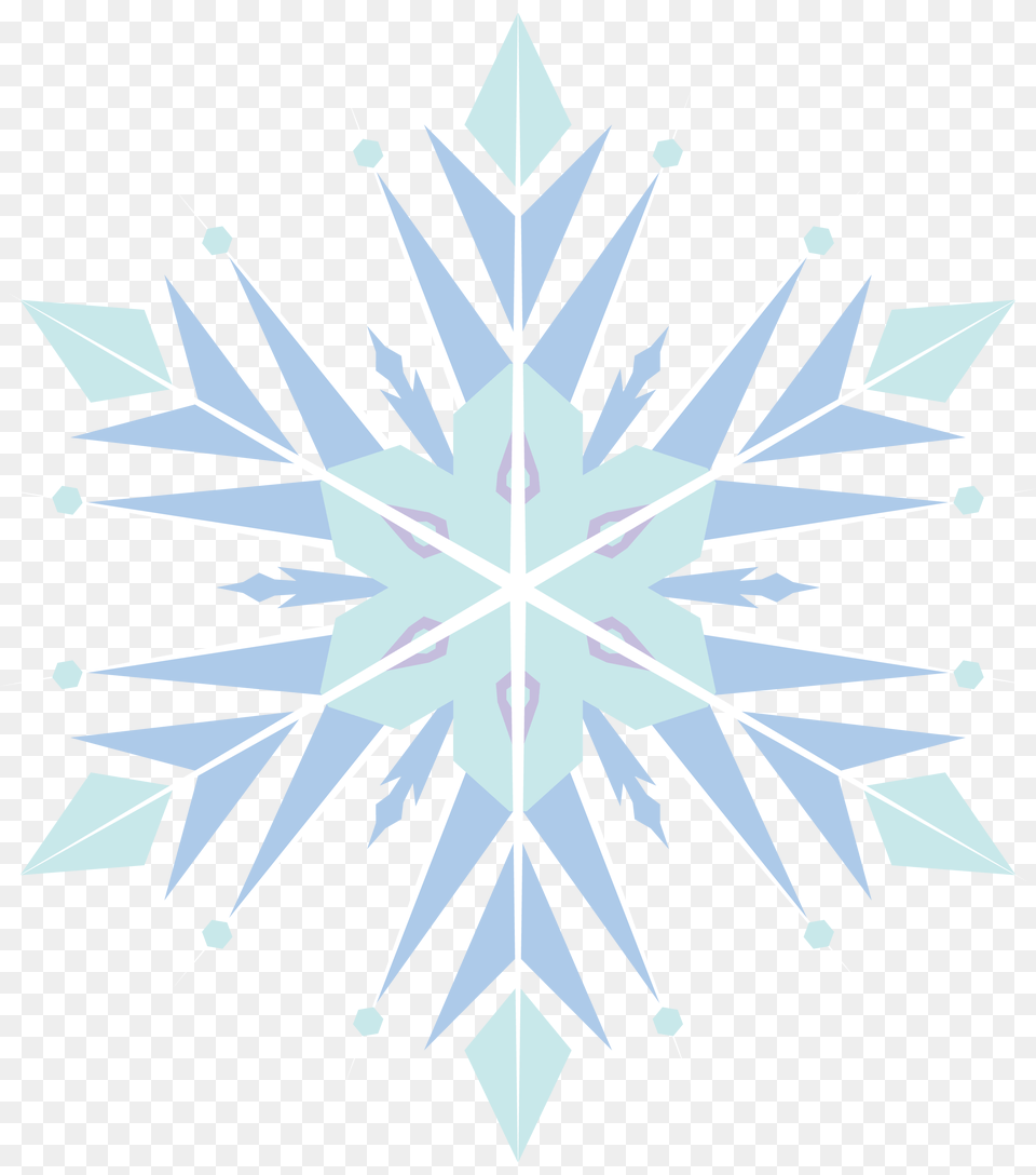 Frozen Snowflake, Nature, Outdoors, Snow Png Image