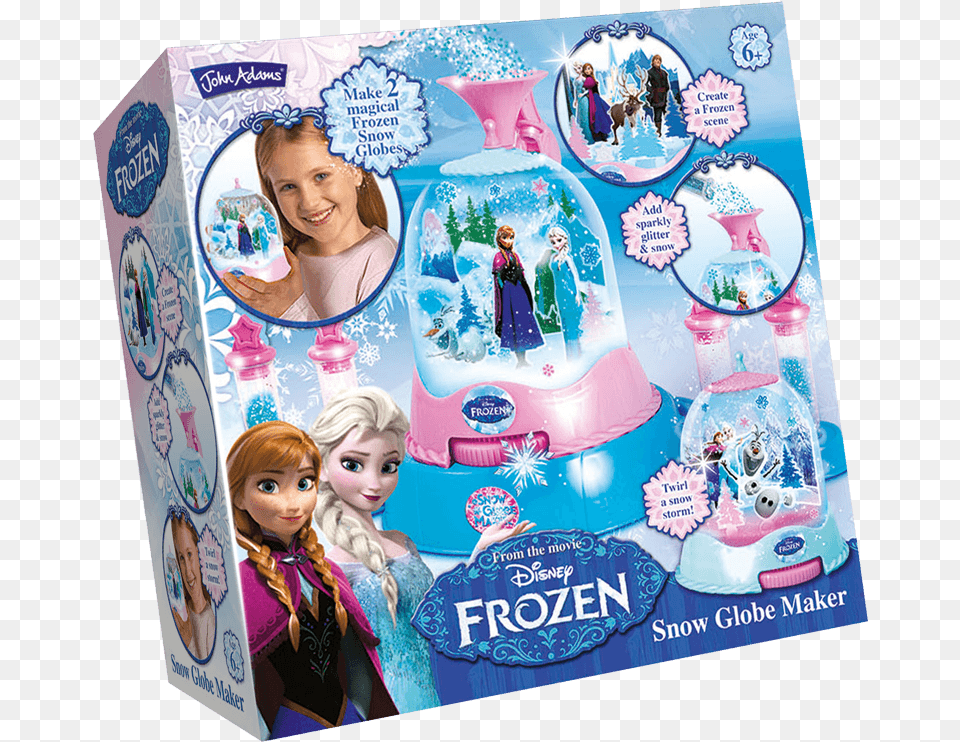 Frozen Sparkle Globe Maker, Child, Doll, Female, Girl Free Png