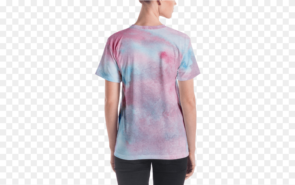 Frozen Sunrise Watercolor Women39s T Shirt T Shirt Zazuze T Shirt, Clothing, T-shirt, Dye, Boy Free Png