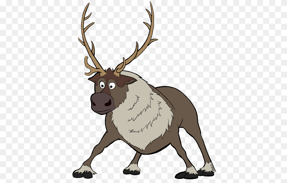 Frozen Sven Transparent Background, Animal, Deer, Elk, Mammal Free Png Download