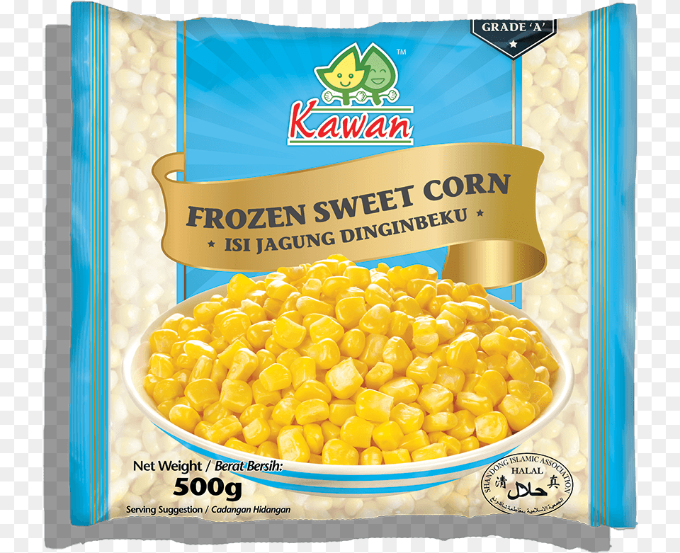 Frozen Sweet Corn 500g Maize, Food, Produce, Grain, Plant Free Png Download