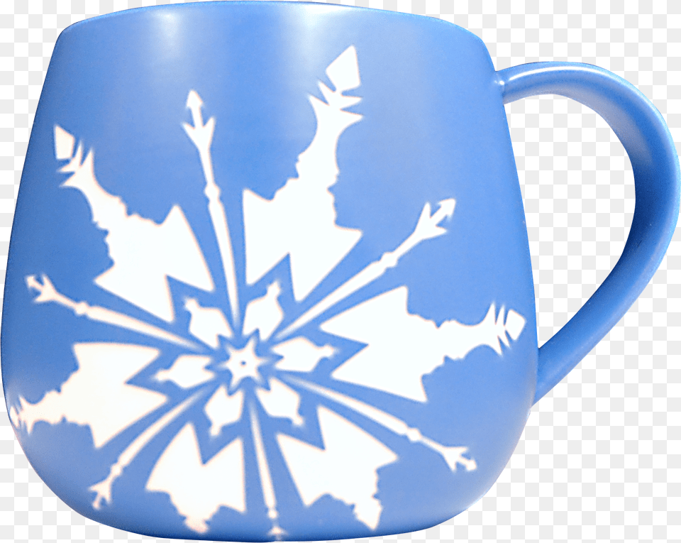 Frozen The Broadway Musical Blue Logo Mug Beer Stein, Cup, Pottery, Art, Porcelain Free Png Download