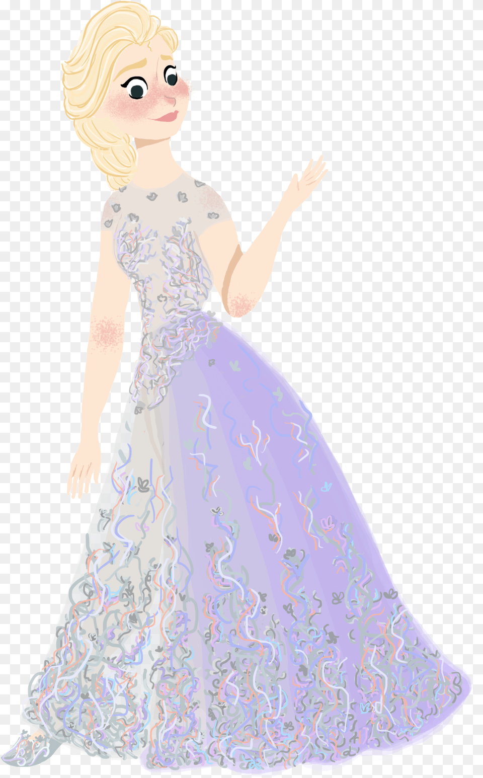 Frozen Wallpaper Entitled Elsa Frozen Dress Concept Art, Formal Wear, Clothing, Fashion, Gown Free Png Download