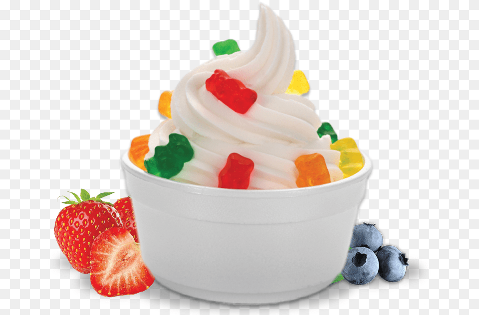 Frozen Yogurt, Cream, Dessert, Food, Frozen Yogurt Png Image