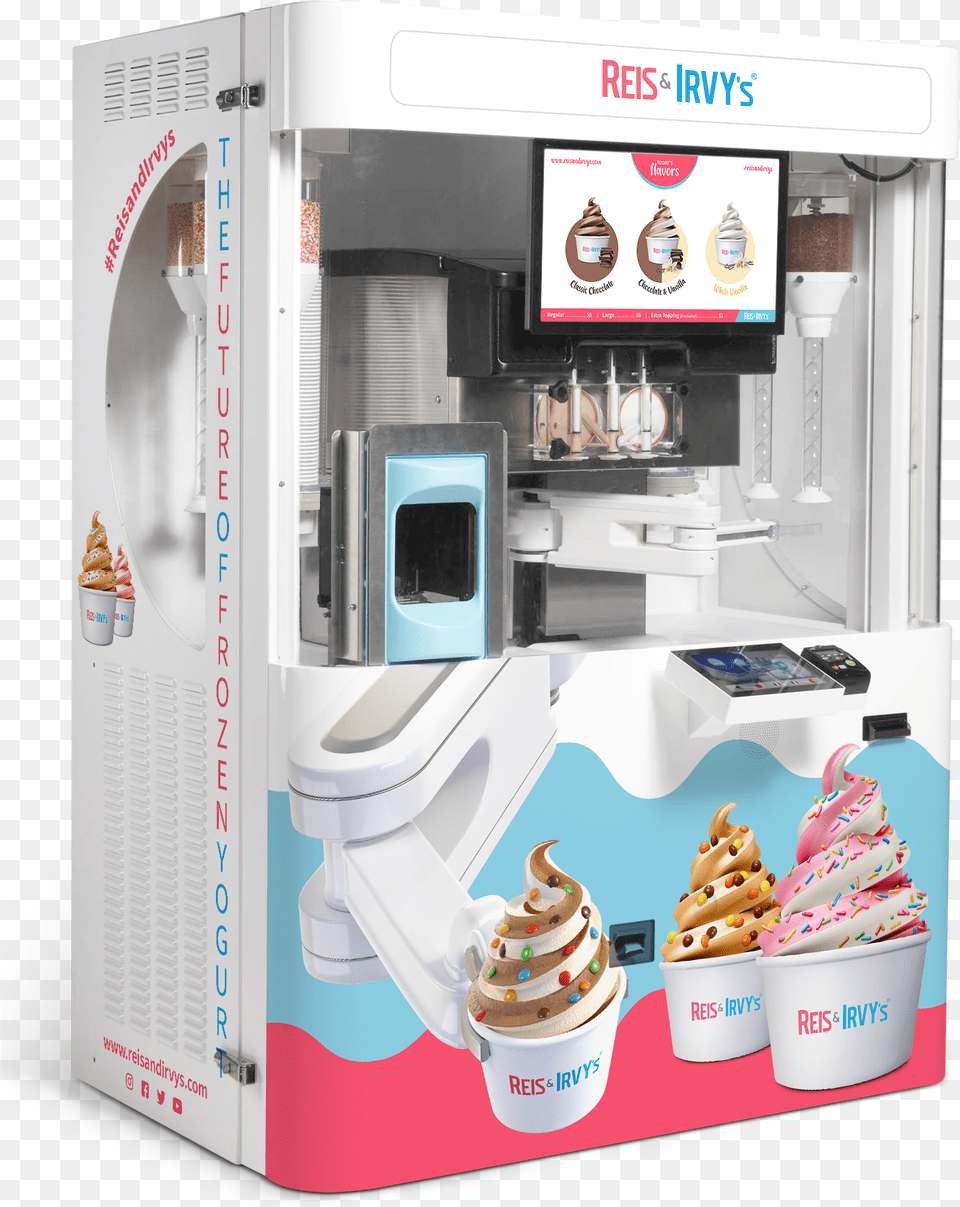 Frozen Yogurt Machine Reis Amp, Ice Cream, Cream, Dessert, Food Png Image