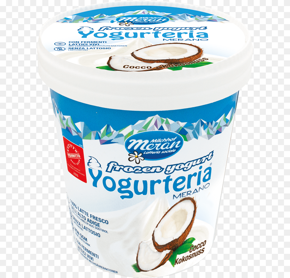 Frozen Yogurt Milchhof Meran, Dessert, Food, Fruit, Plant Free Png Download