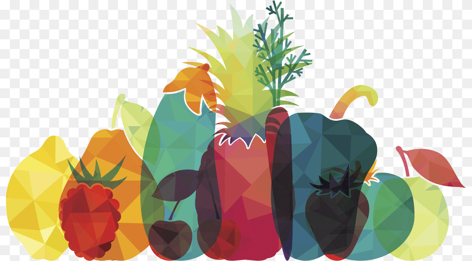 Fruit And Veg Fruit And Veg, Food, Pineapple, Plant, Produce Free Png Download