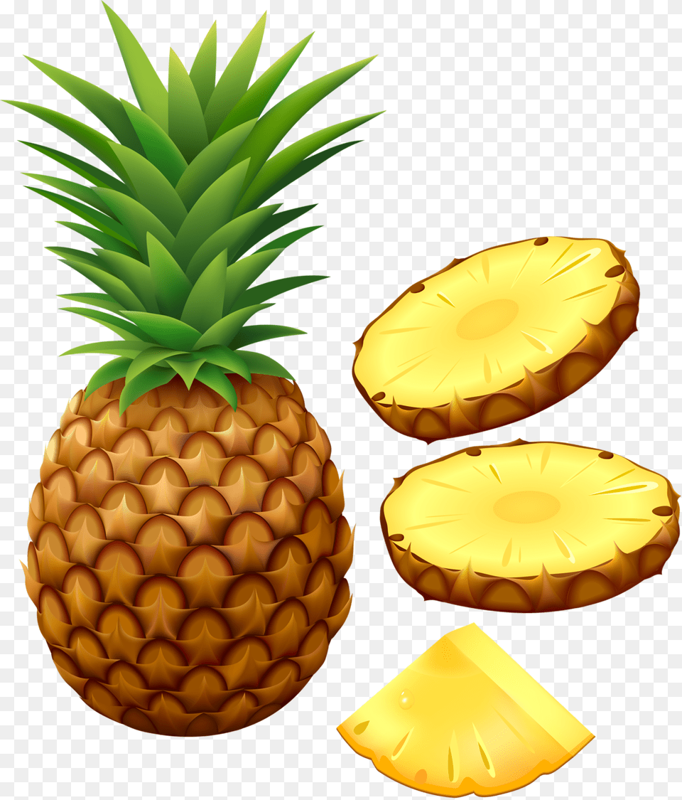 Fruit And Vegetables Clip Art Two Pineapple, Food, Plant, Produce Free Png