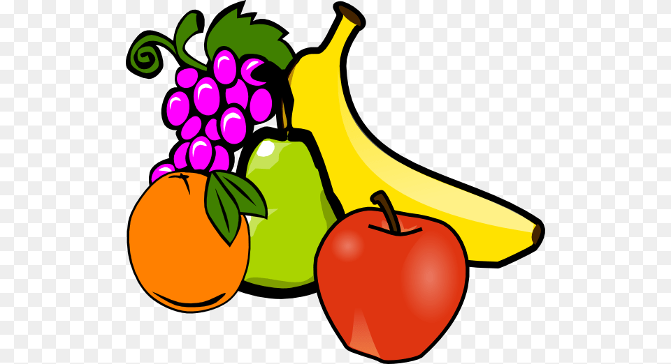 Fruit And Vegetables Clipart Fruit Clipart Fruit, Banana, Food, Plant, Produce Free Png Download