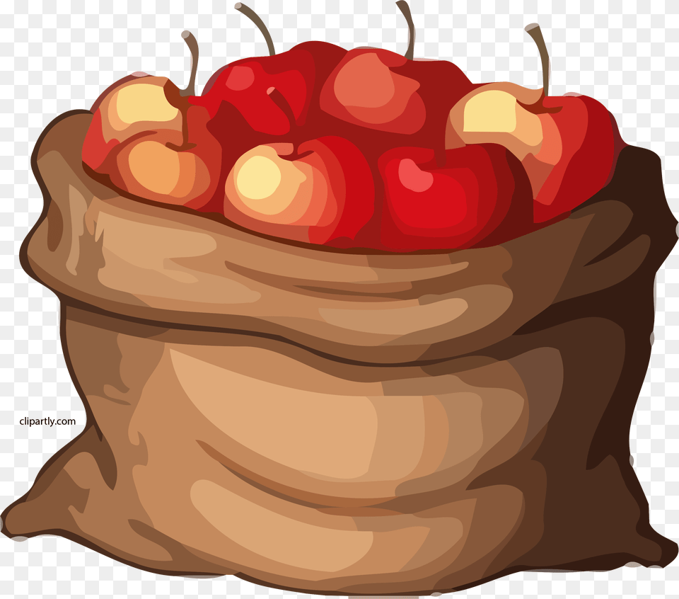 Fruit Bag On Bag Of Apples Cartoon, Dynamite, Weapon, Sack Free Transparent Png