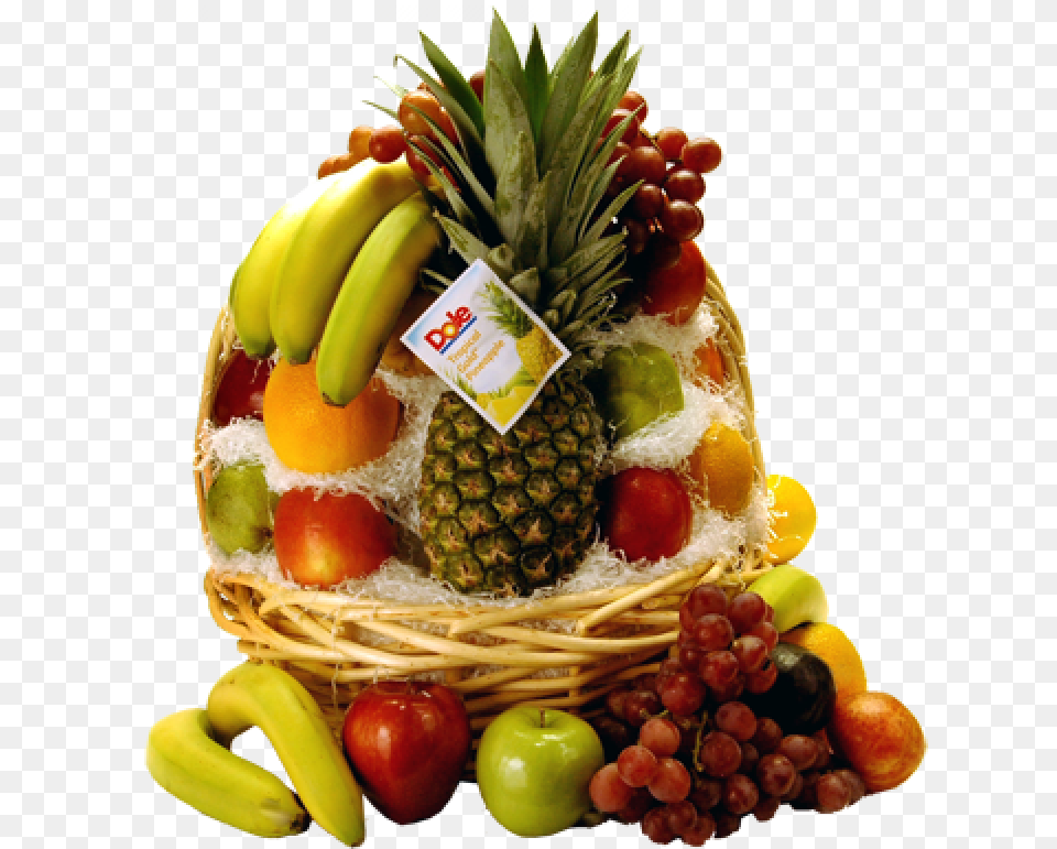 Fruit Basket Download Fruit Basket, Food, Plant, Produce, Pineapple Free Transparent Png
