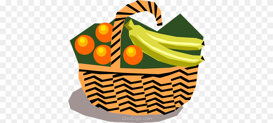 Fruit Basket Royalty Vector Clip Art Illustration, Shopping Basket, Dynamite, Weapon, Animal Free Transparent Png