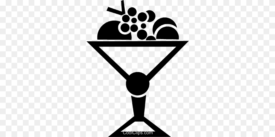 Fruit Bowl Royalty Vector Clip Art Illustration, Alcohol, Beverage, Cocktail, Stencil Free Png Download
