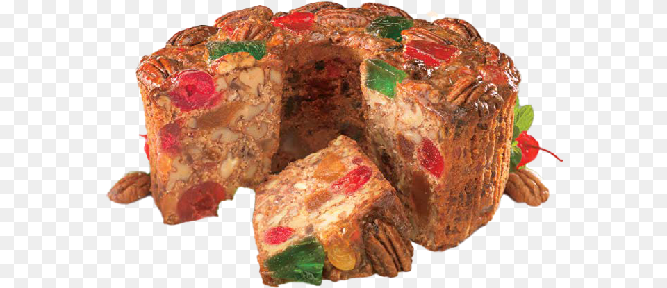 Fruit Cake Pic Christmas Fruitcake, Food, Meat, Pork, Dessert Png