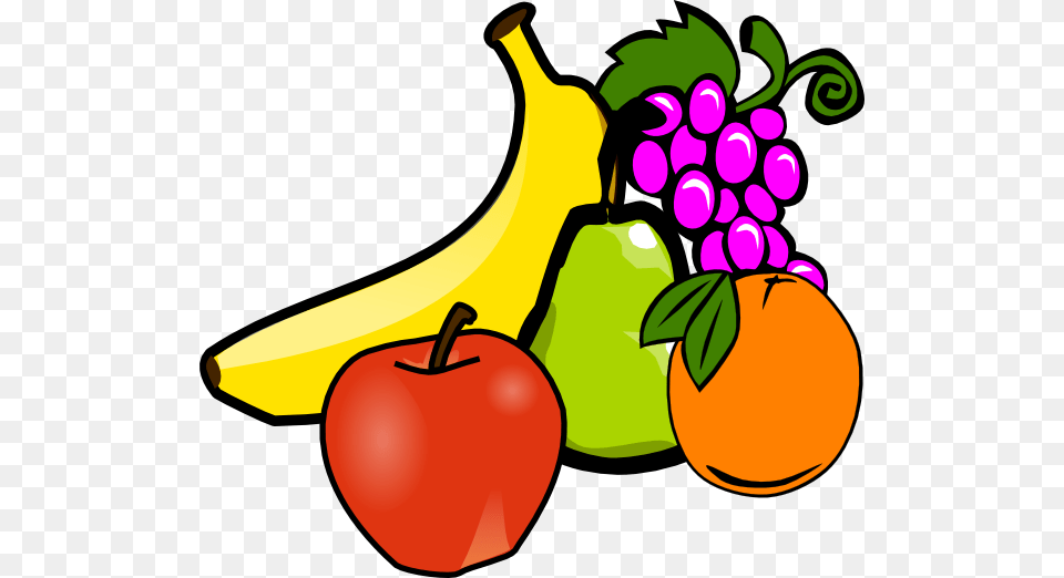 Fruit Clip Art Healthy Granola Clip Art Art, Banana, Food, Plant, Produce Free Png