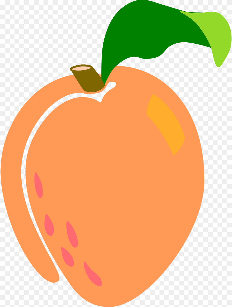 Fruit Clipart, Food, Plant, Produce, Peach Png