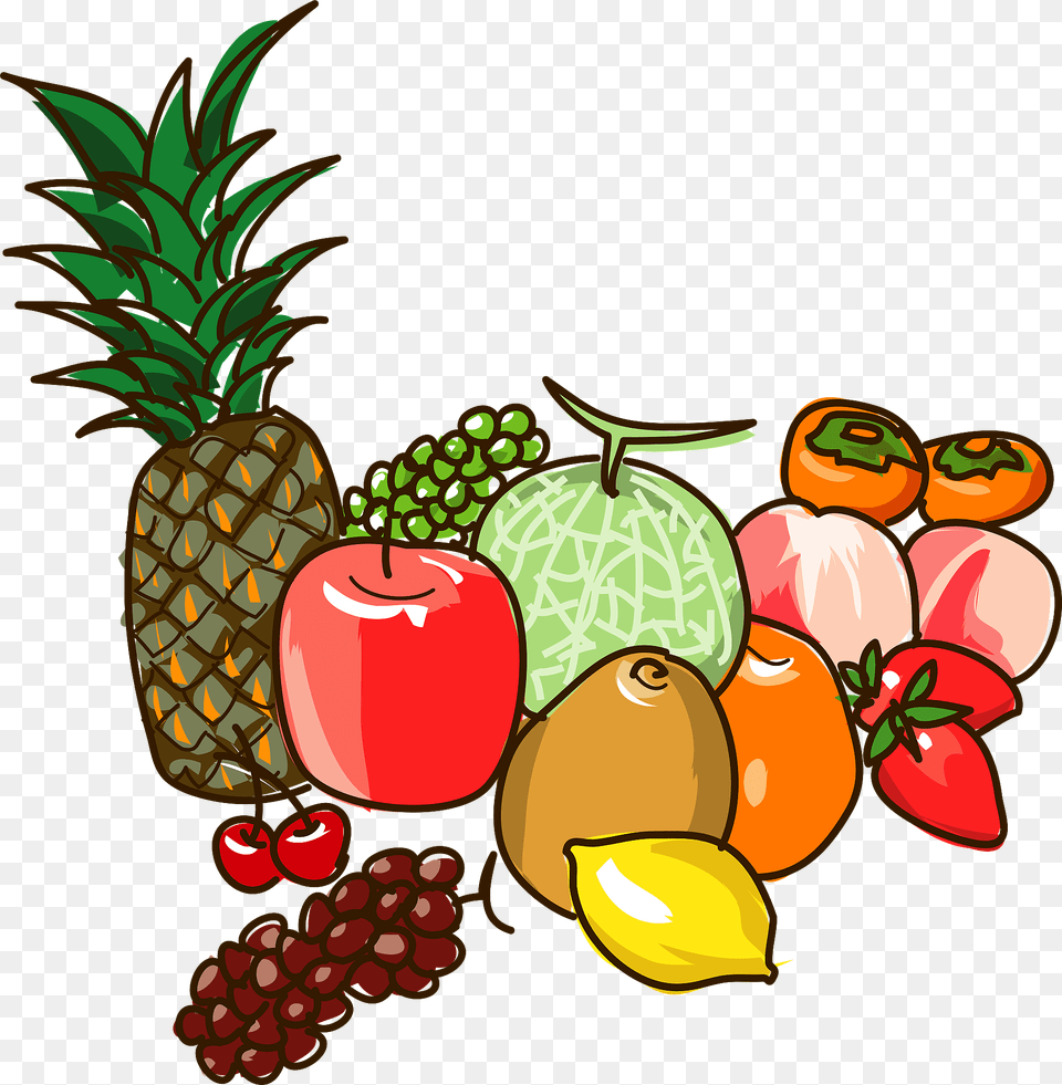 Fruit Clipart, Food, Pineapple, Plant, Produce Free Transparent Png