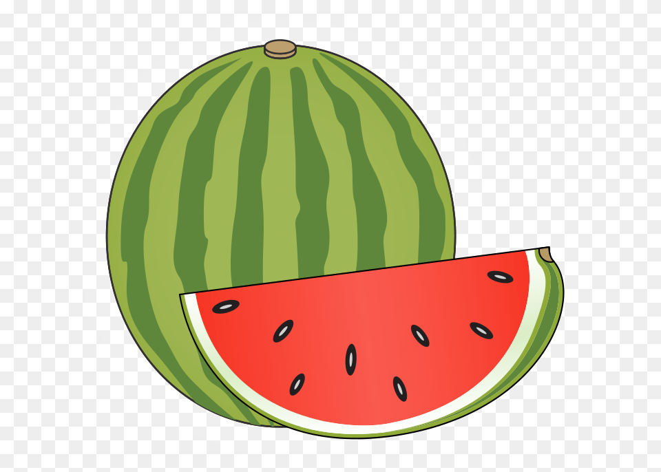 Fruit Clipart Watermelon, Food, Plant, Produce, Melon Free Png Download