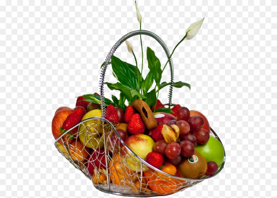 Fruit Et Legumes Canasta Con Frutas, Basket, Food, Plant, Produce Free Png