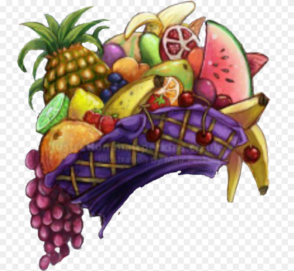 Fruit Festive Sticker By Seedless Fruit, Food, Pineapple, Plant, Produce Png Image