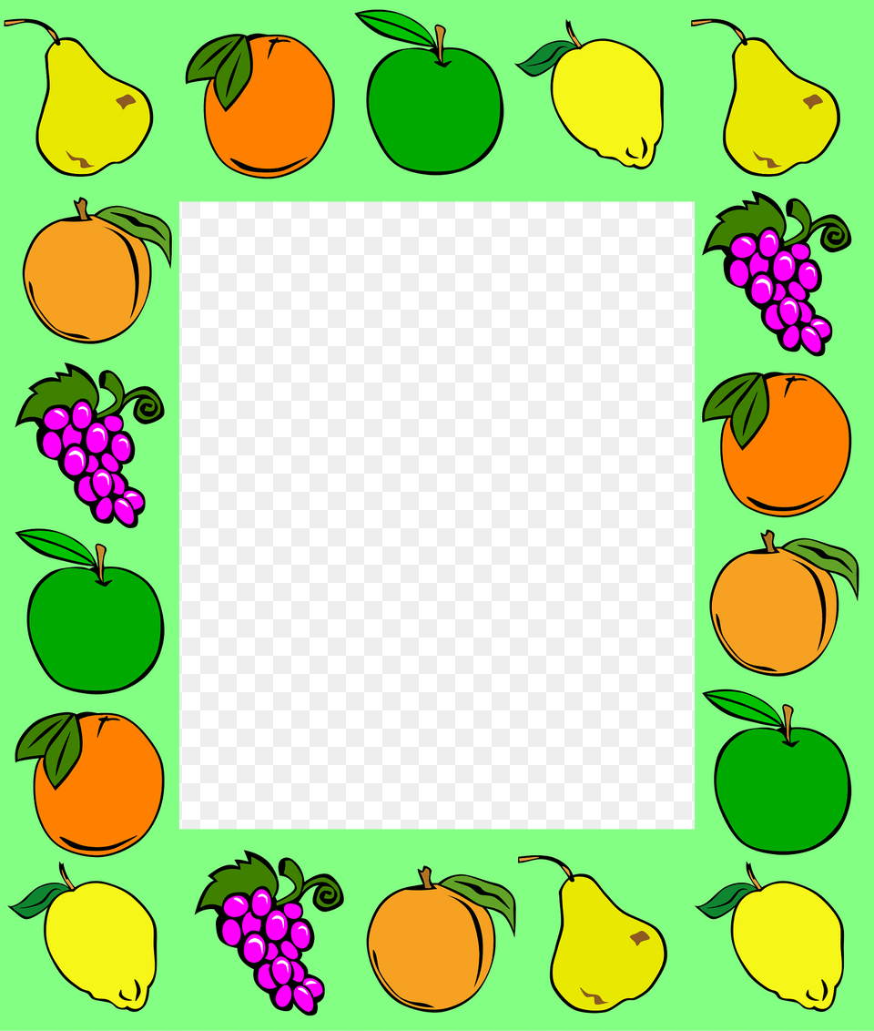 Fruit Frame2 Clipart, Food, Plant, Produce, Citrus Fruit Free Transparent Png