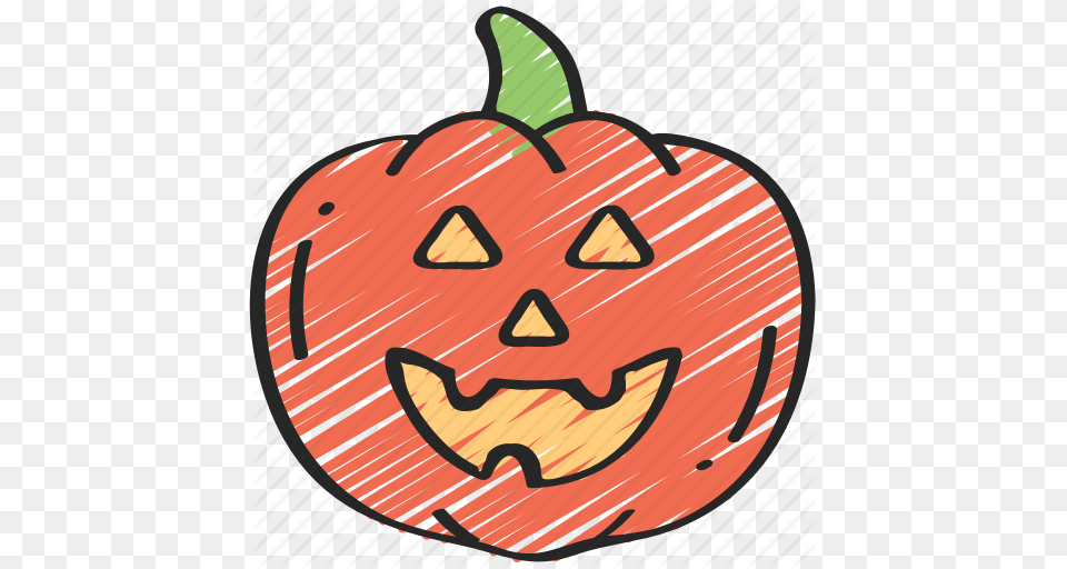 Fruit Halloween Happy Jack O Lantern Pumpkin Smile Icon, Festival Png
