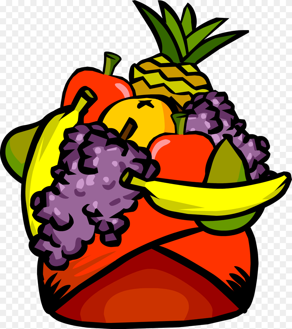 Fruit Headdress Clothing Icon Id 449 Club Penguin, Food, Plant, Produce, Dynamite Png