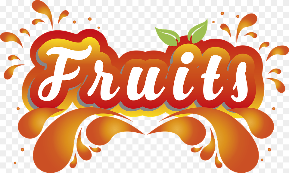 Fruit Juice Color Leaves Dotted With Drink Fruit Juice Text Free Transparent Png