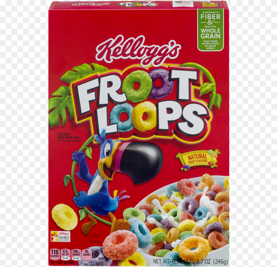 Fruit Loops Family Size, Food, Sweets, Toy, Candy Png Image