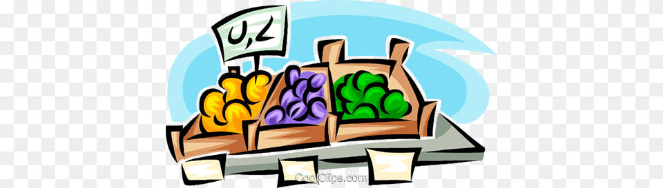 Fruit Market Royalty Vector Clip Art Illustration, Bazaar, Shop, Machine, Bulldozer Free Png