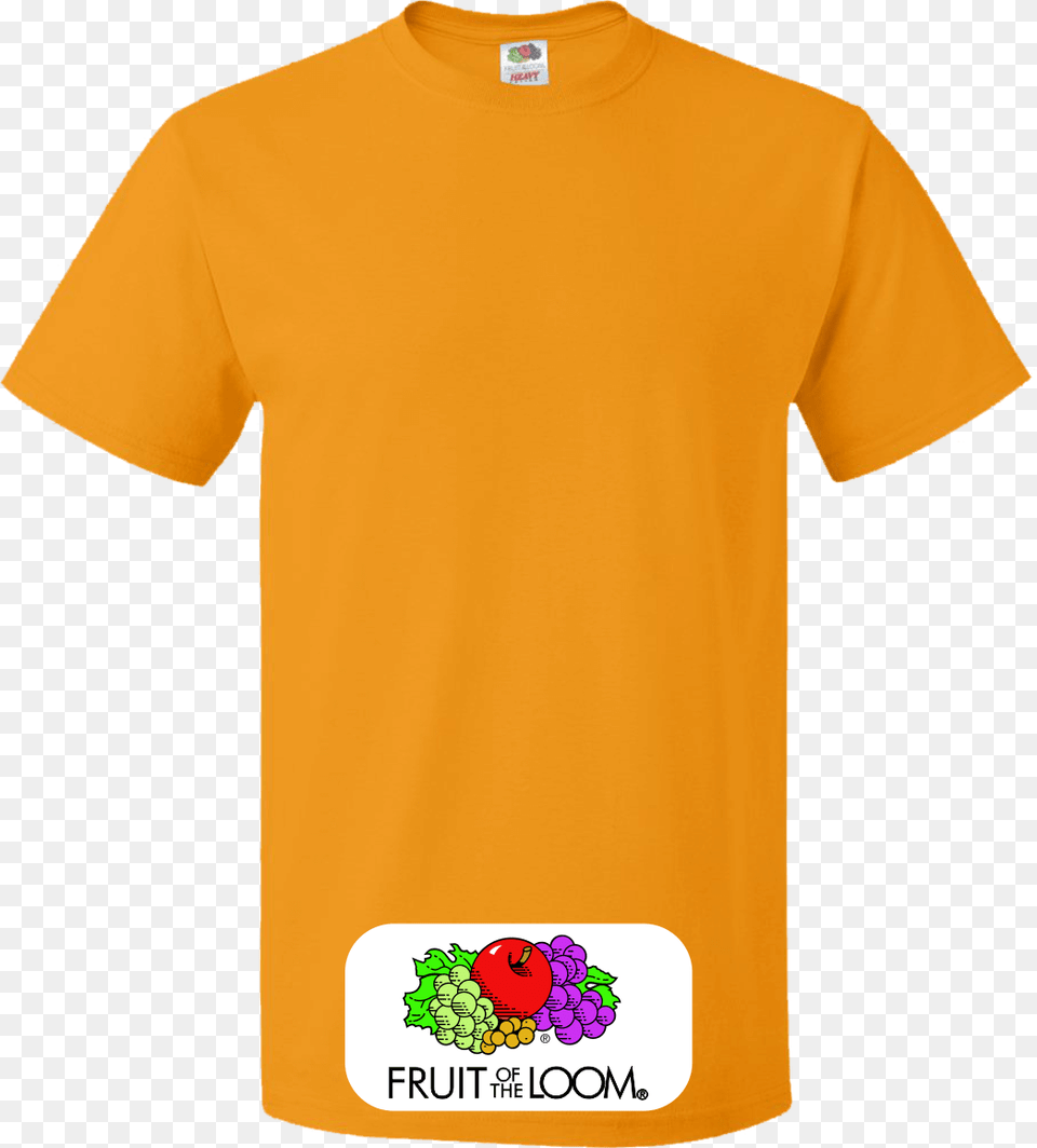 Fruit Of The Loom Custom Safety Orange T Shirts Lsu Baseball Shirt, Clothing, T-shirt Png Image