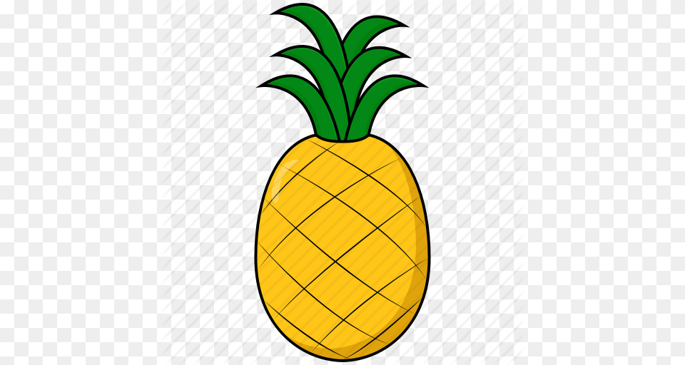 Fruit Pineapple Sweet Icon, Food, Plant, Produce Png Image