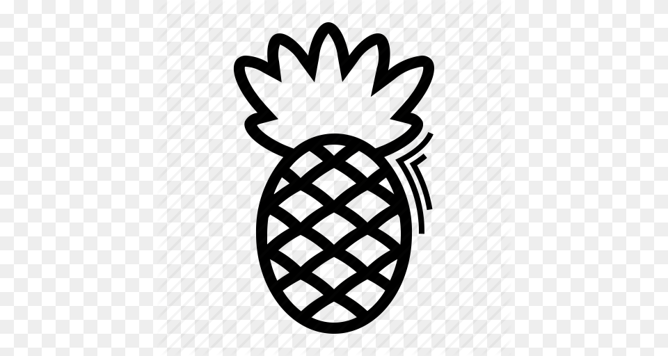 Fruit Pineapple Tropical Icon, Food, Plant, Produce Free Transparent Png
