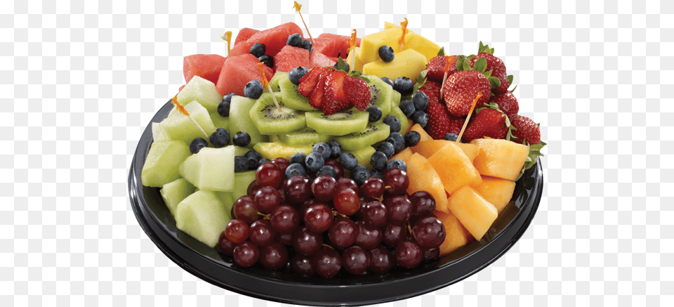 Fruit Plate, Dish, Food, Platter, Meal Png Image