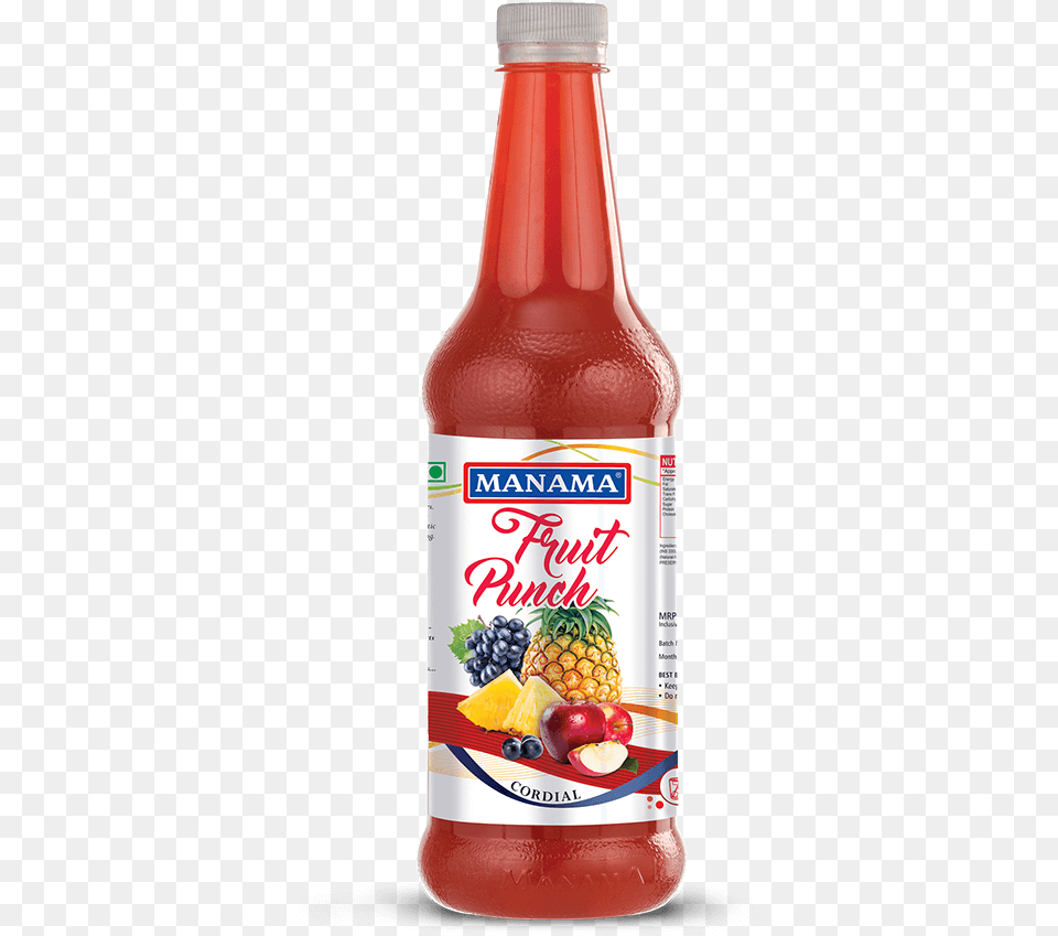 Fruit Punch Cordial Syrup, Food, Ketchup, Pineapple, Plant Free Transparent Png