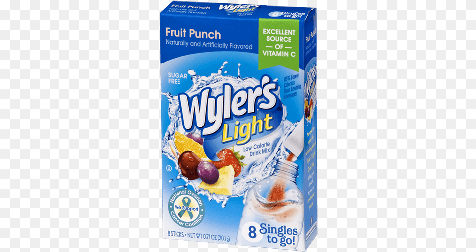 Fruit Punch Flavor Is All The Tasty Refreshing Fun Wyler39s Light Singles To Go Pink Lemonade 10 Packets, Food, Sweets, Ketchup Free Png