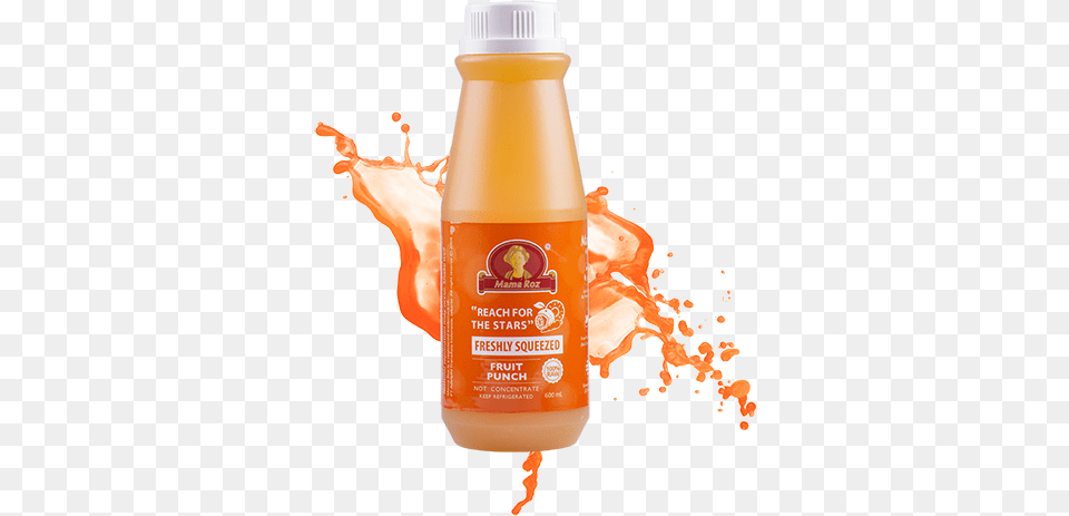 Fruit Punch Orange Juice Splash, Beverage, Orange Juice, Bottle, Food Png