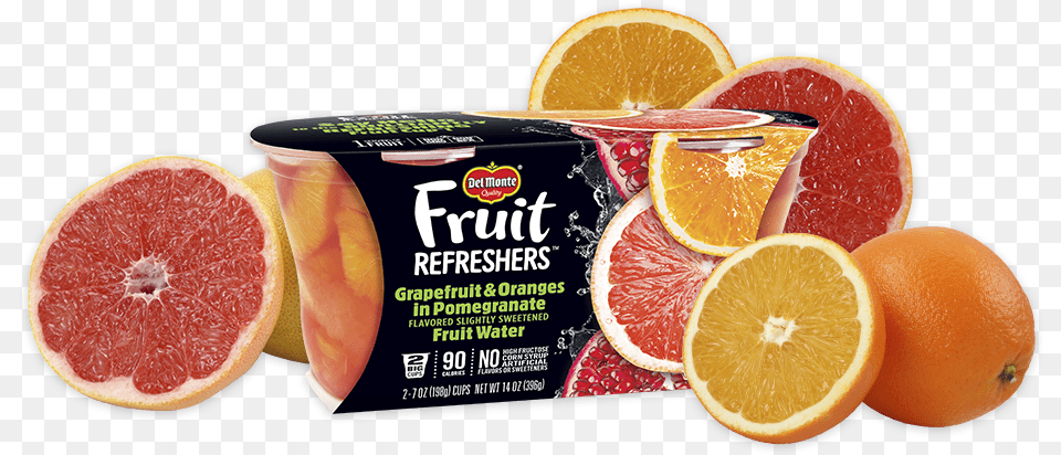 Fruit Refreshers Grapefruit Amp Oranges In Pomegranate, Citrus Fruit, Food, Plant, Produce Png