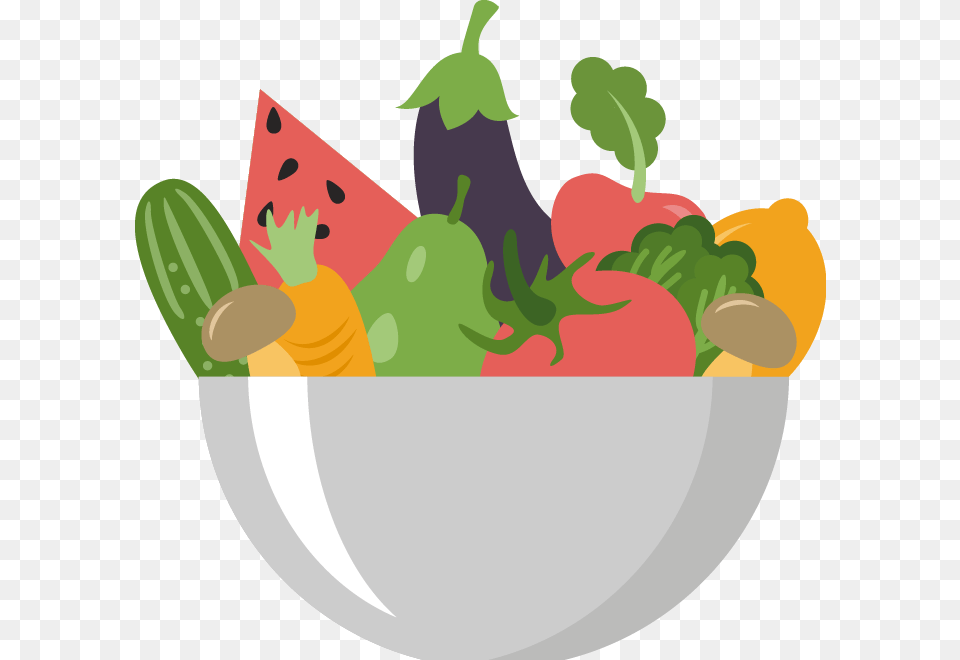 Fruit Salad Vegetable Auglis Clip Art Fruit And Vegetables Cartoon, Food, Produce, Plant Free Transparent Png