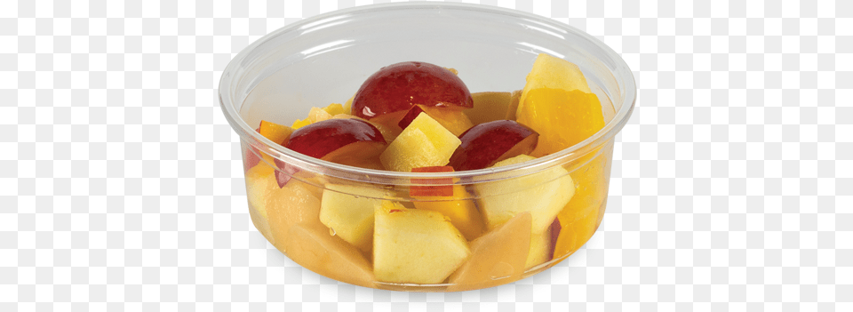 Fruit Salad With Apple Pear Pineapple Red Grapes And Nectarine, Food, Plant, Produce, Bowl Png