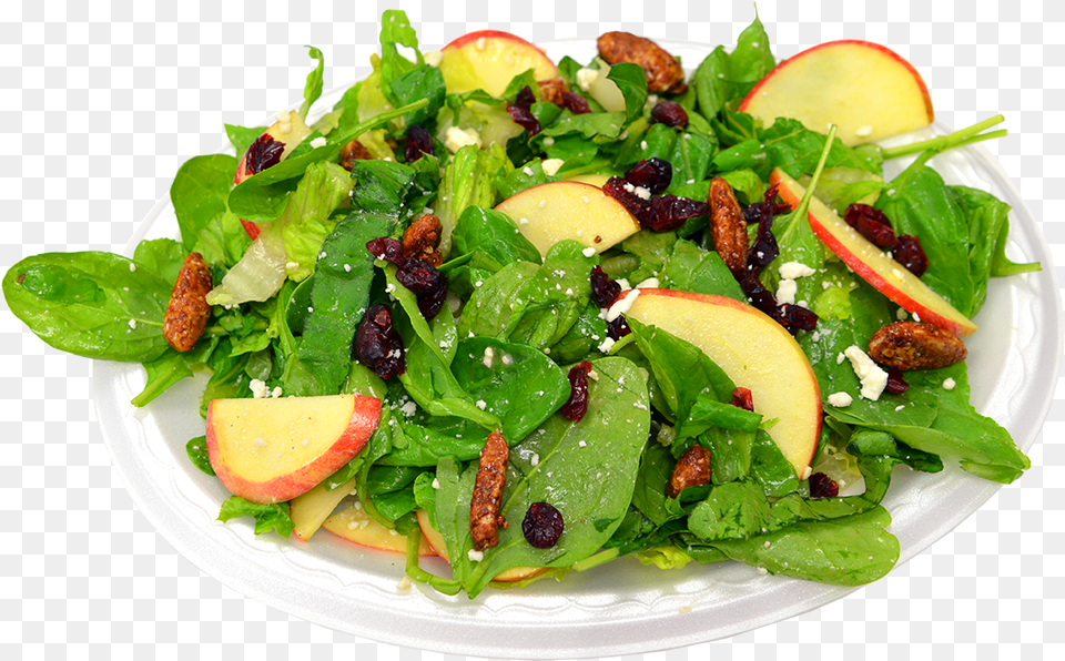 Fruit Salad With Ice Cream Download Spinach Salad, Food, Leafy Green Vegetable, Plant, Produce Png